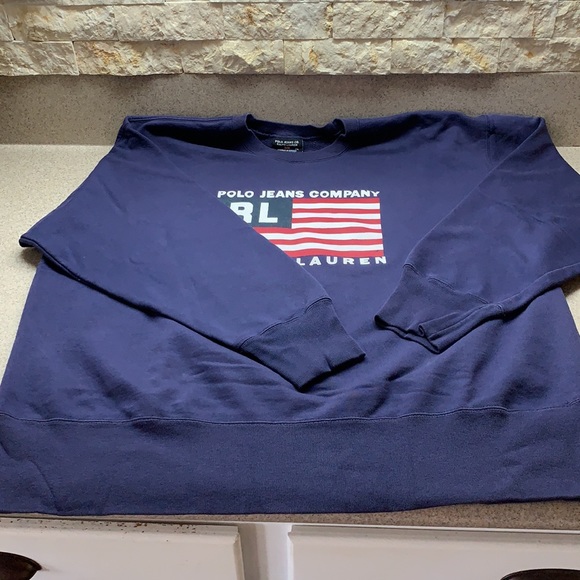 Vintage early 80’s Ralph Lauren Polo Jeans oversized-sweatshirt pull over crew - Picture 7 of 16